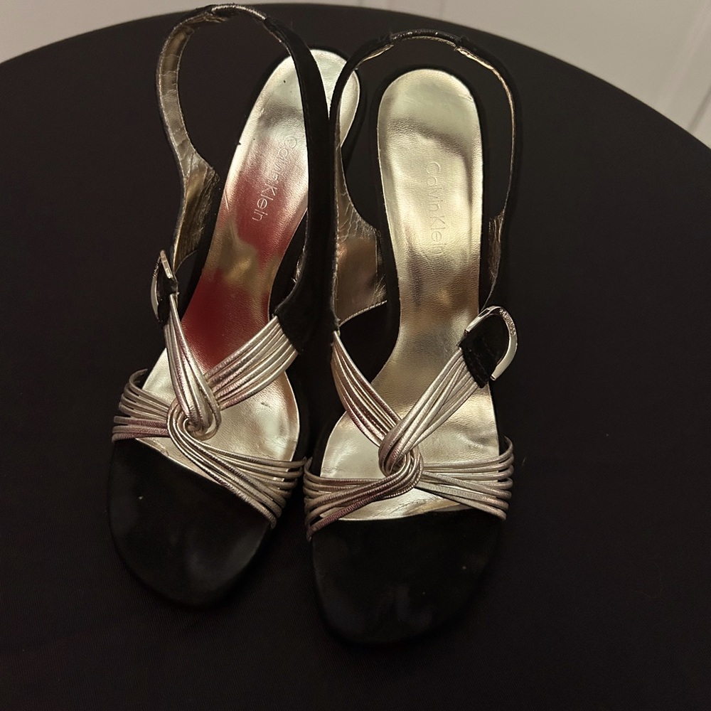 Calvin Klein gold dress shoes